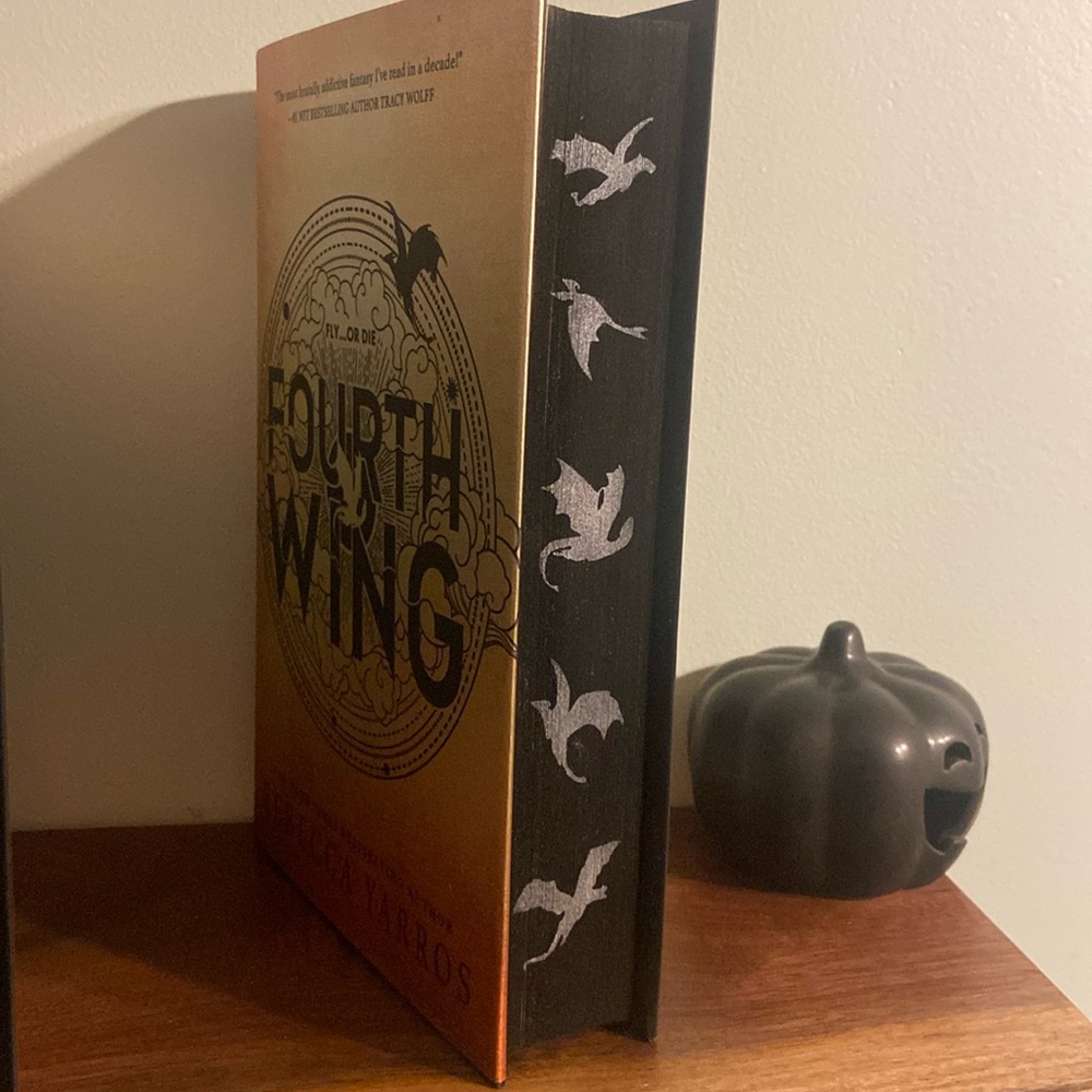 Fourth Wing - custom sprayed edges